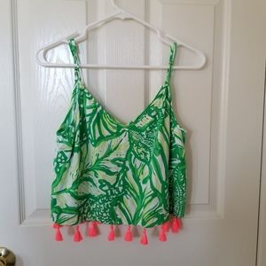 Lilly Pulitzer Green Crop top from Ramona Set